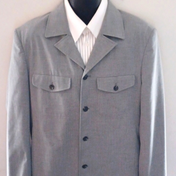 KENNETH COLE NEW YORK Modern Fit Blazer, 42L - Unique Design - Picture 2 of 7